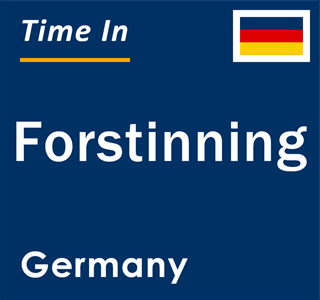 Current local time in Forstinning, Germany