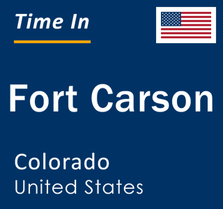 Current local time in Fort Carson, Colorado, United States