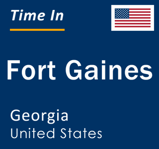 Current local time in Fort Gaines, Georgia, United States