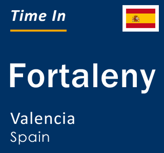 Current local time in Fortaleny, Valencia, Spain