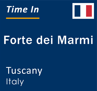 Current local time in Forte dei Marmi, Tuscany, Italy