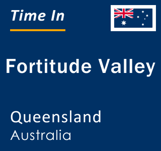 Current local time in Fortitude Valley, Queensland, Australia