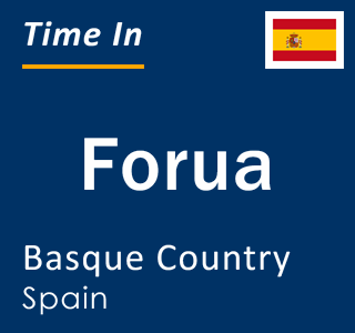 Current local time in Forua, Basque Country, Spain