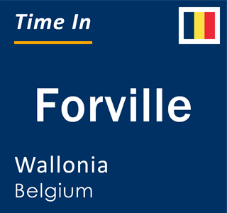 Current local time in Forville, Wallonia, Belgium