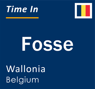 Current local time in Fosse, Wallonia, Belgium