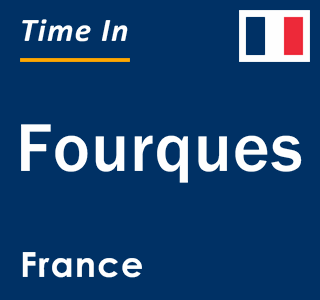 Current local time in Fourques, France