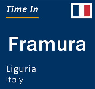 Current local time in Framura, Liguria, Italy