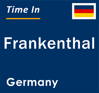 Current local time in Frankenthal, Germany