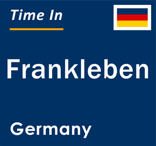 Current local time in Frankleben, Germany