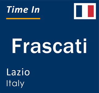 Current local time in Frascati, Lazio, Italy