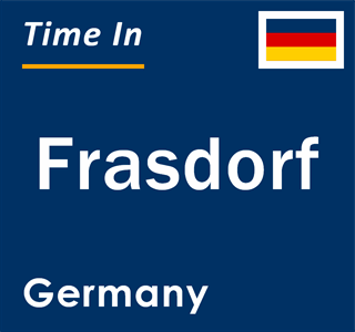 Current local time in Frasdorf, Germany