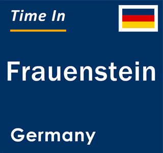 Current local time in Frauenstein, Germany