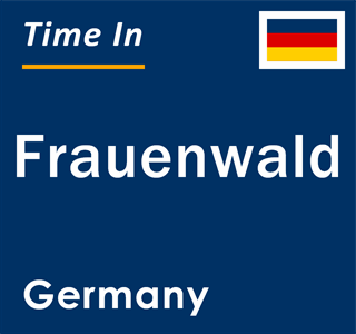 Current local time in Frauenwald, Germany