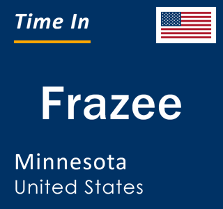 Current local time in Frazee, Minnesota, United States