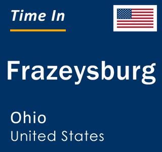 Current local time in Frazeysburg, Ohio, United States