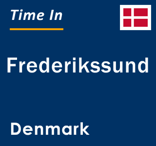 Current local time in Frederikssund, Denmark
