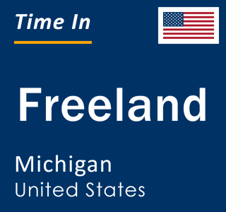 Current local time in Freeland, Michigan, United States