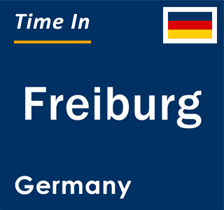 Current local time in Freiburg, Germany