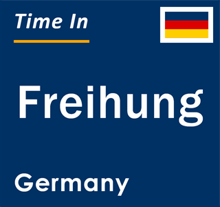 Current local time in Freihung, Germany