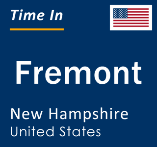 Current local time in Fremont, New Hampshire, United States