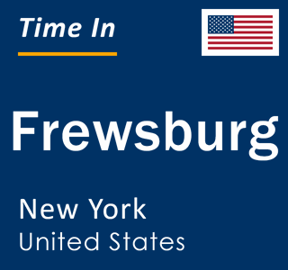 Current local time in Frewsburg, New York, United States