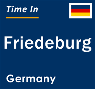 Current local time in Friedeburg, Germany