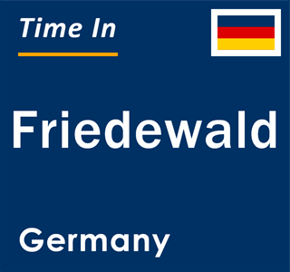 Current local time in Friedewald, Germany