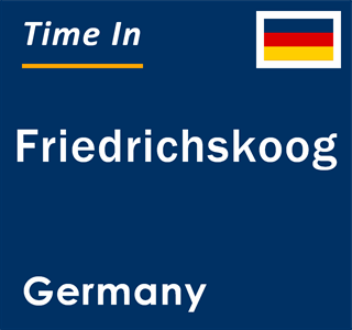 Current local time in Friedrichskoog, Germany