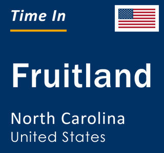 Current local time in Fruitland, North Carolina, United States