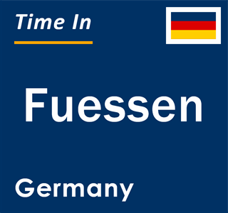 Current local time in Fuessen, Germany