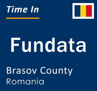 Current local time in Fundata, Brasov County, Romania