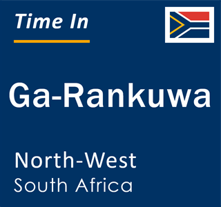 Current local time in Ga-Rankuwa, North-West, South Africa