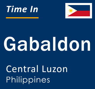 Current local time in Gabaldon, Central Luzon, Philippines