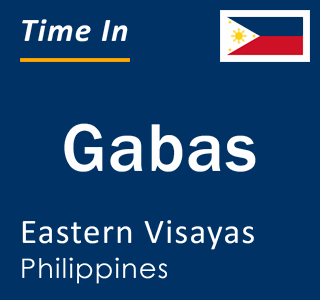 Current local time in Gabas, Eastern Visayas, Philippines