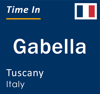 Current local time in Gabella, Tuscany, Italy