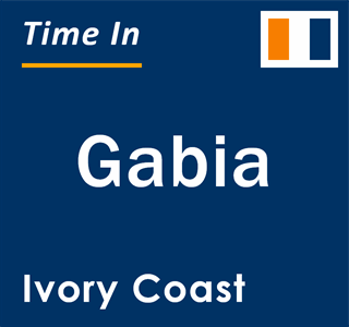 Current local time in Gabia, Ivory Coast