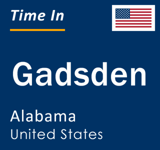 Current time in Gadsden, Alabama, United States