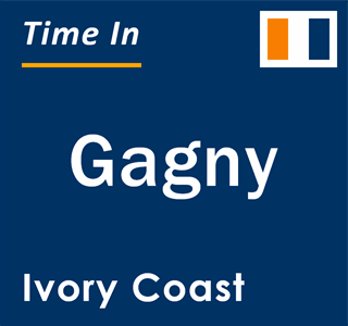 Current local time in Gagny, Ivory Coast