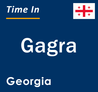 Current local time in Gagra, Georgia