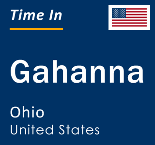 Current local time in Gahanna, Ohio, United States