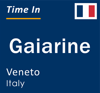 Current local time in Gaiarine, Veneto, Italy