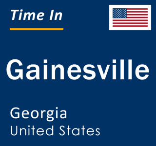 Current local time in Gainesville, Georgia, United States