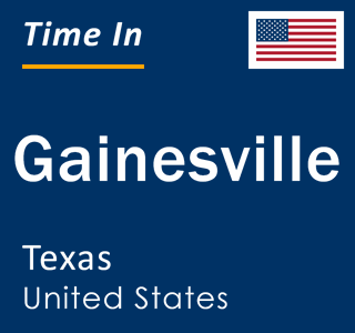 Current local time in Gainesville, Texas, United States