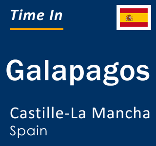 Current local time in Galapagos, Castille-La Mancha, Spain