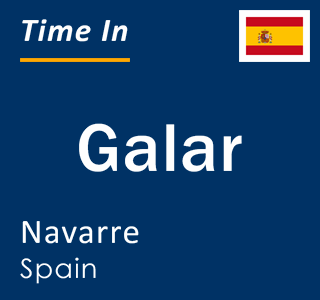 Current local time in Galar, Navarre, Spain