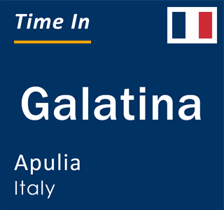 Current local time in Galatina, Apulia, Italy