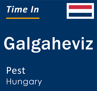 Current local time in Galgaheviz, Pest, Hungary