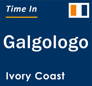 Current local time in Galgologo, Ivory Coast