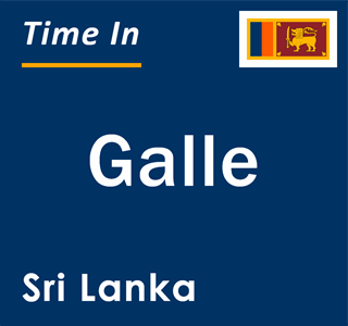 Current local time in Galle, Sri Lanka