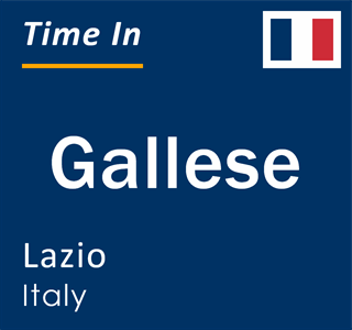 Current local time in Gallese, Lazio, Italy